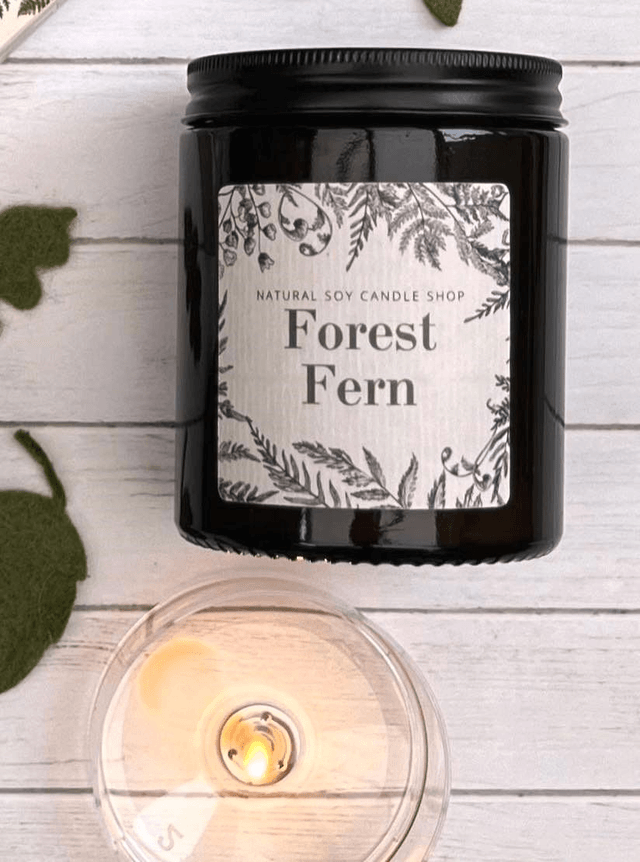 Forest Fern Soy Candles