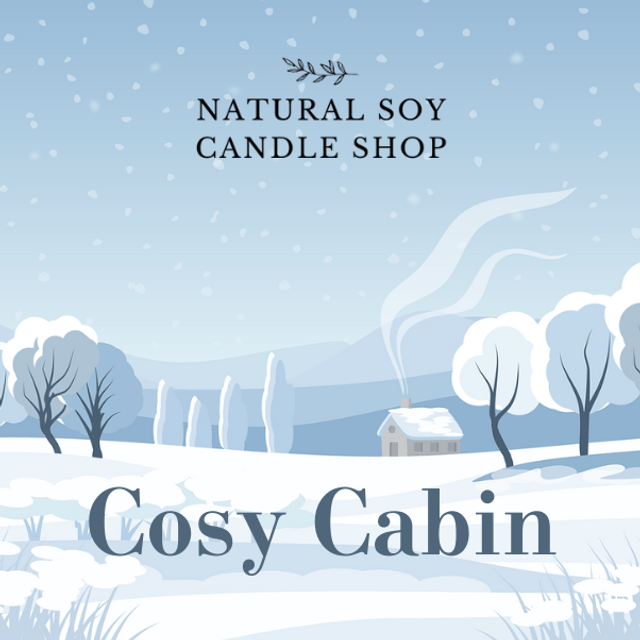 Cosy Cabin Winter Candle
