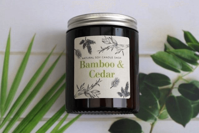 Bamboo & Cedar Soy Candle