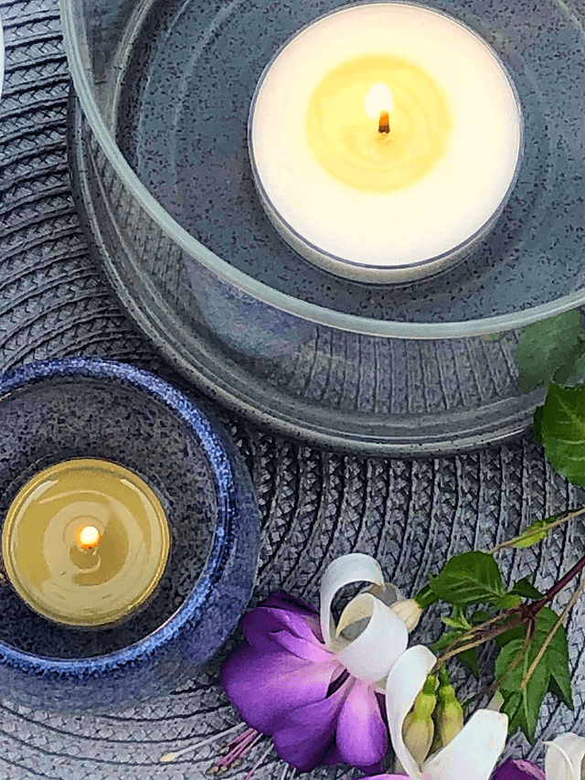 4 Large Soy Tealights