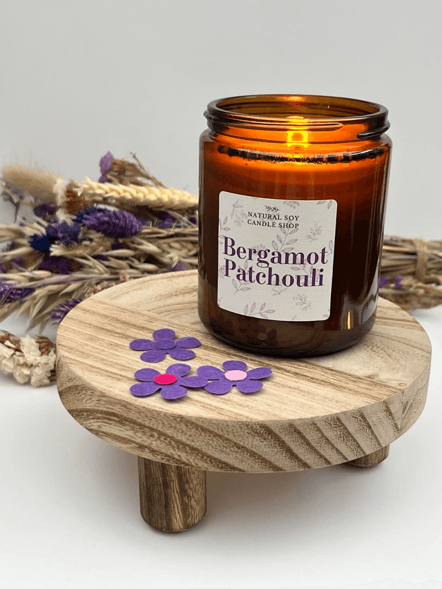Bergamot & Patchouli Soy Candle