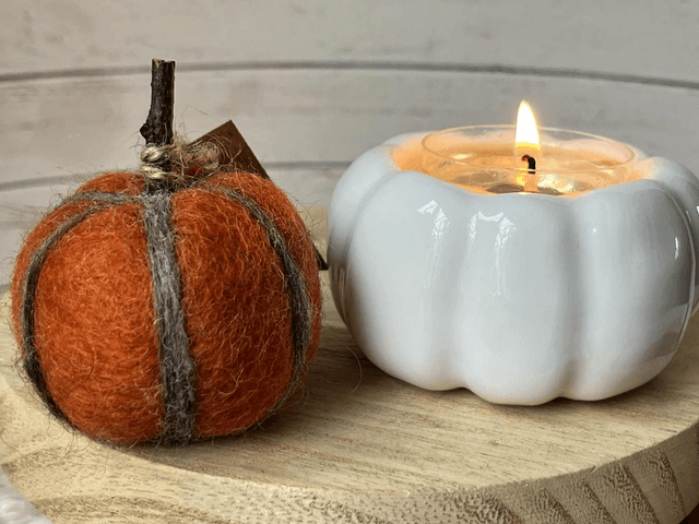 Felt Pumpkins