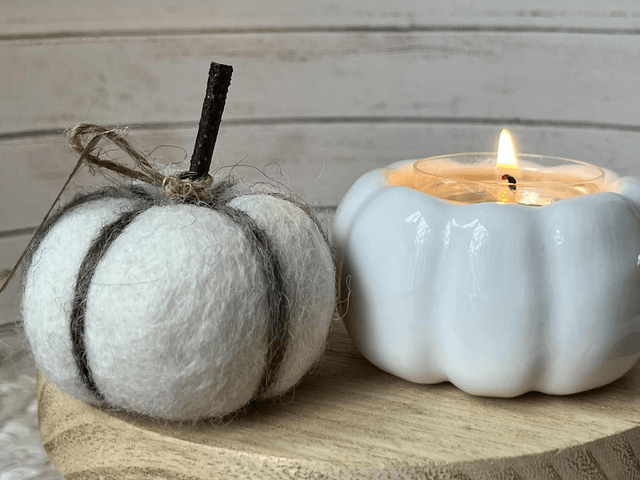 Felt Pumpkins