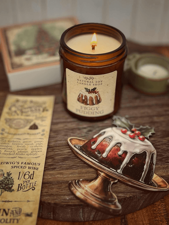 Figgy Pudding Festive Soy Candle