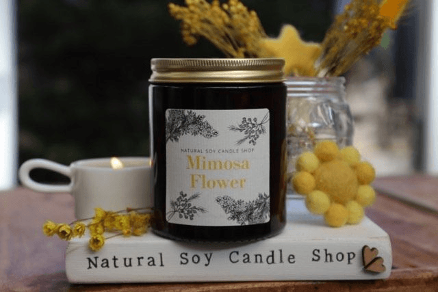 Mimosa Flower Soy Candle