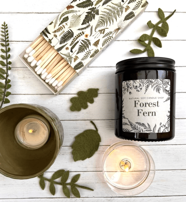 Forest Fern Soy Candles