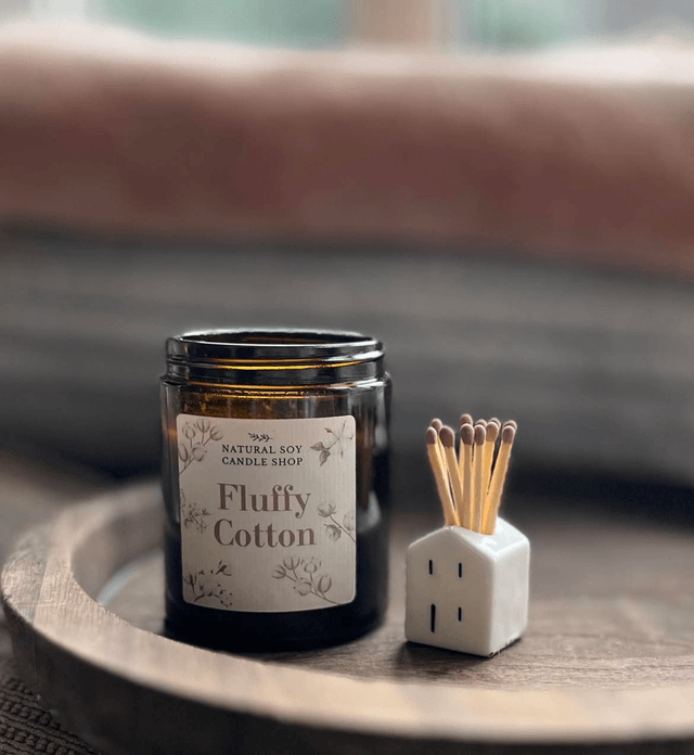 Fluffy Cotton Candle
