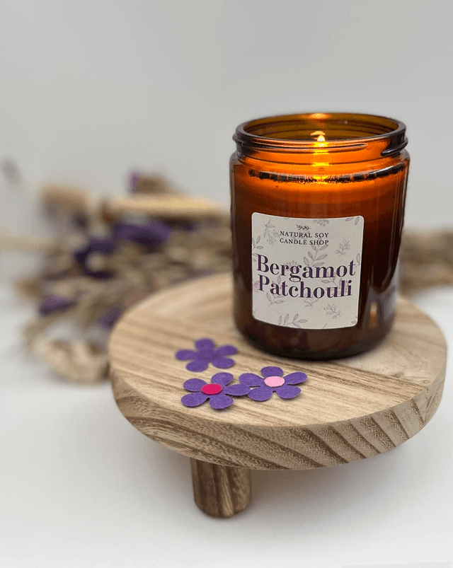 Bergamot & Patchouli Soy Candle