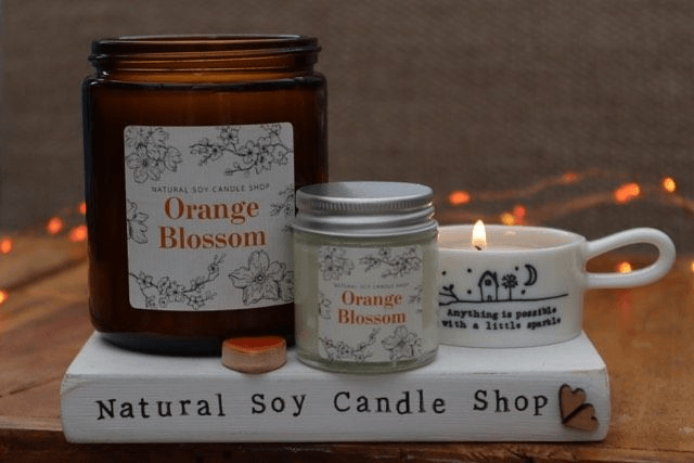 Orange Blossom  Soy Candles