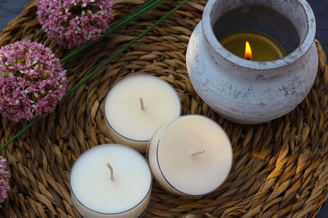 4 Large Soy Tealights