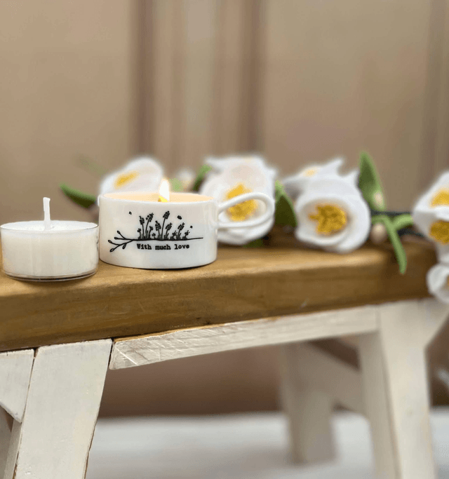 Much Love Handled Tealight Holder