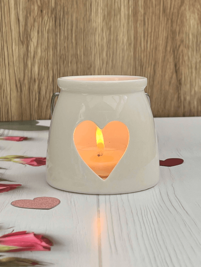 Heart Tealight Holder  Valentines Gift
