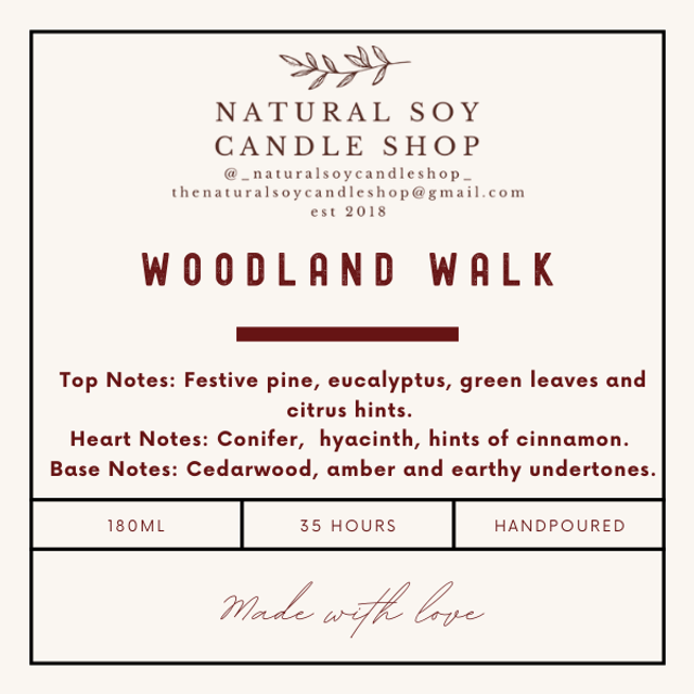 Woodland Walk Soy Candle